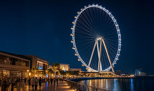 Entertainment Zone with Ferris wheel
