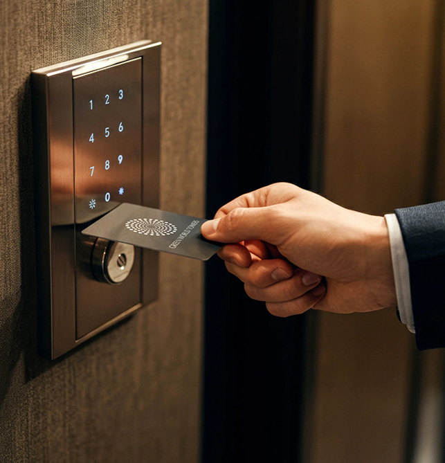 Authorized access security keypad